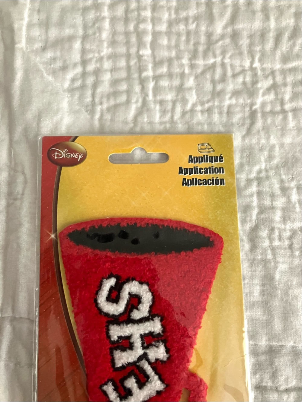 Vintage Disney Y2K 2000s High School Musical Megaphone Applique Iron on Patch - Picture 2 of 4